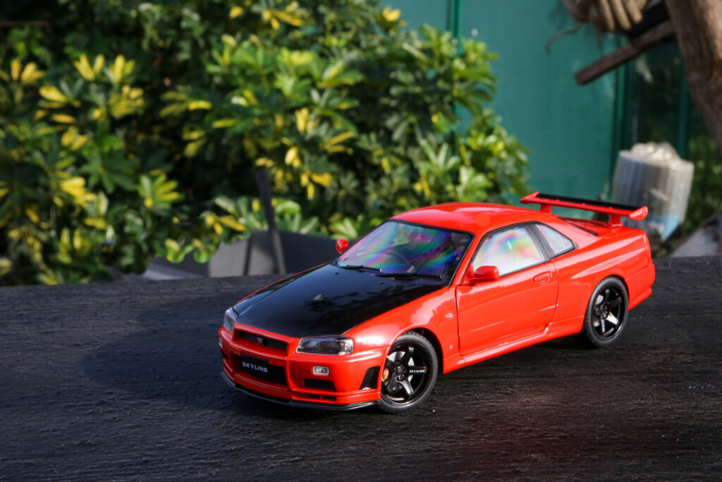 Nissan gtr R34 active red streetfighter